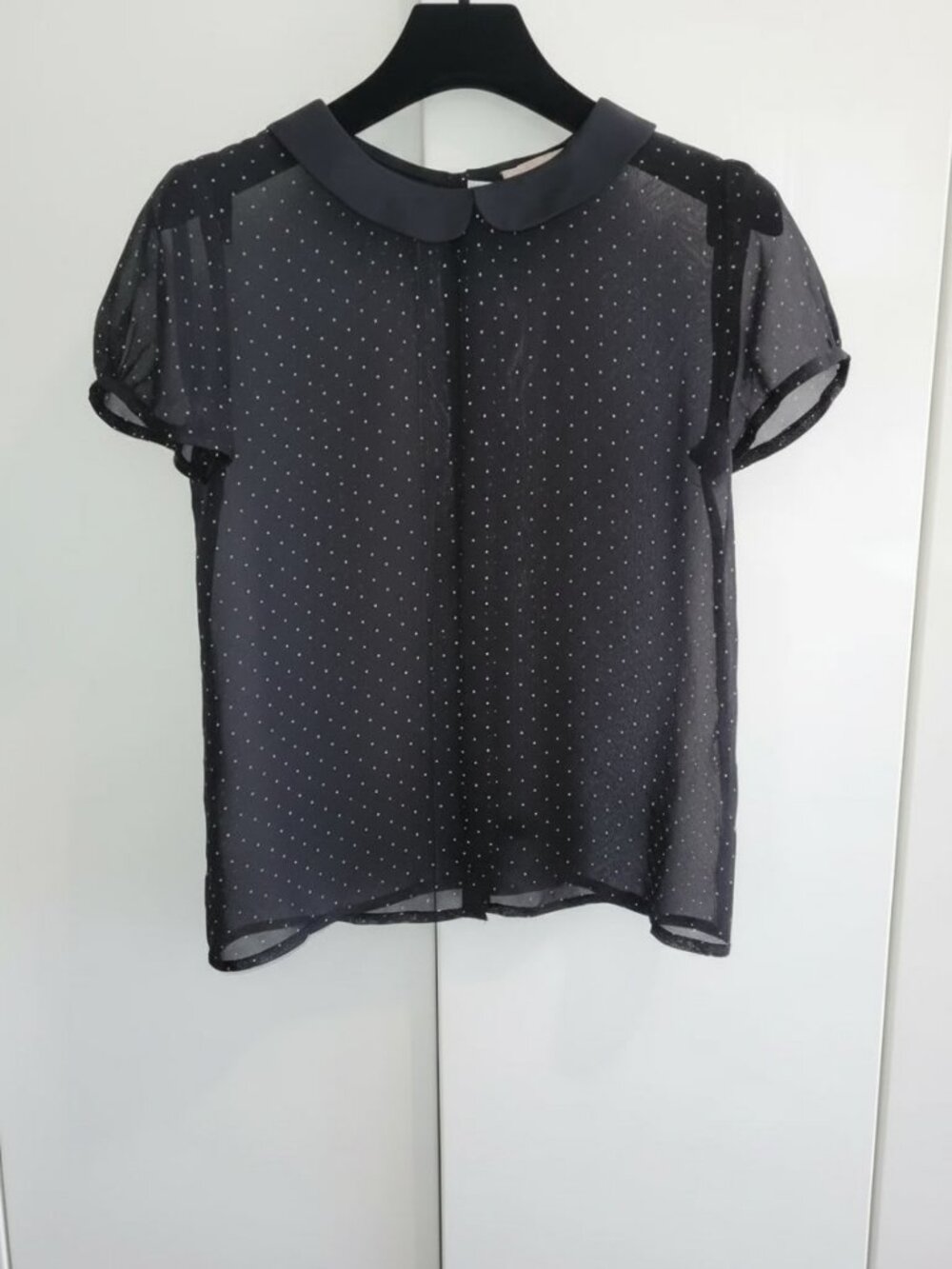 Philosophy Sheer Polka Dot Blouse Size S Feminine Coquette
